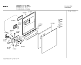 Схема №4 SHU5307UC Sensotronic с изображением Передняя панель для посудомоечной машины Bosch 00361565
