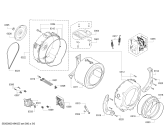 Схема №2 WS12T540OE с изображением Шланг - клапан/диспенсер для стиралки Bosch 00629946