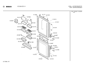 Схема №2 KGV3601IE с изображением Дверь для холодильника Bosch 00208303