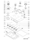 Схема №1 GOA 9523/WH с изображением Винтик для электропечи Whirlpool 481010839108