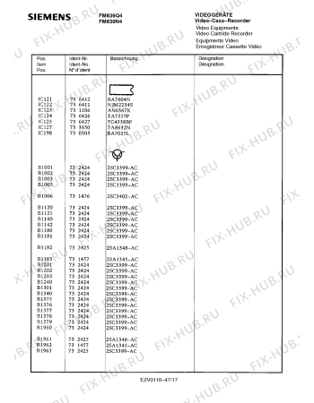 Схема №38 FM639Q4 с изображением Инструкция по эксплуатации для видеотехники Siemens 00530629