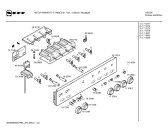 Схема №4 E1468C0 MEGA 1468 с изображением Панель управления для плиты (духовки) Bosch 00357874