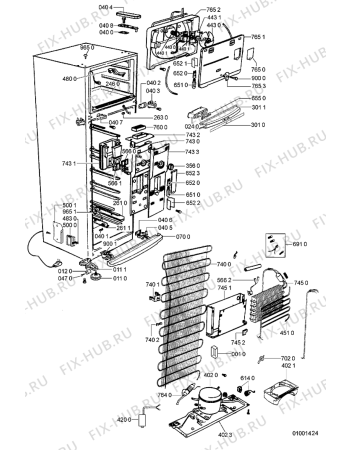 Схема №2 ARC 4030/AL с изображением Рефлектор для холодильника Whirlpool 481245310284