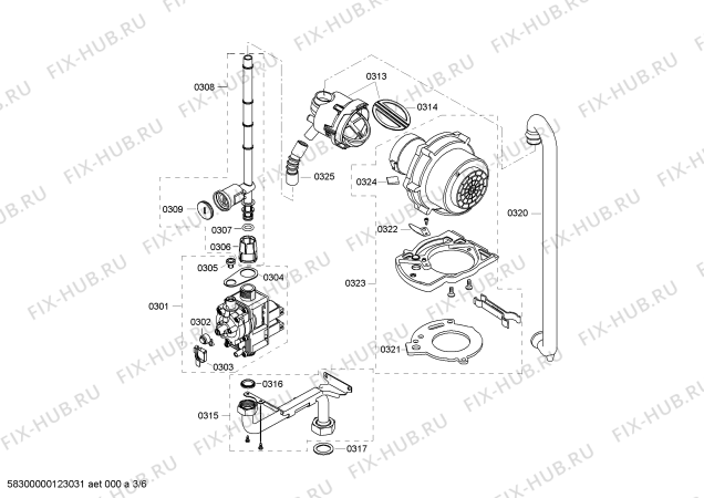 Схема №5 B1RDC2631H с изображением Заглушка для водонагревателя Bosch 00184572