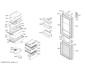 Схема №2 KGN36S51 с изображением Дверь для холодильника Bosch 00711909