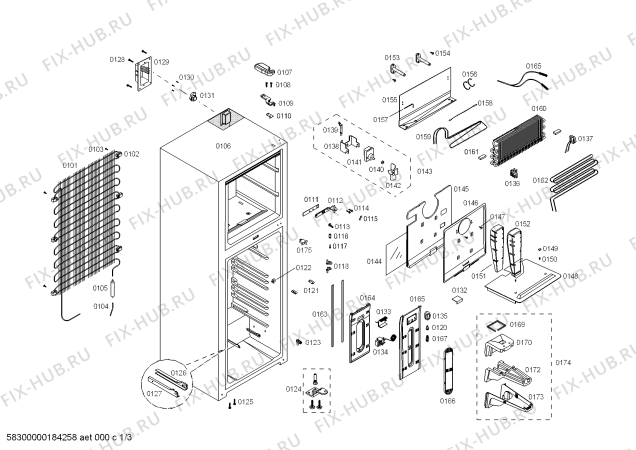 Схема №2 KDN42VL111 REF BOSCH ECO-TT420 IXL 220V/60HZ с изображением Дверь для холодильника Bosch 00716153
