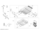 Схема №2 SHU43C06UC Bosch с изображением Панель управления для электропосудомоечной машины Bosch 00431826