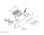 Схема №2 E1524N0 MEGA1524N с изображением Панель управления для духового шкафа Bosch 00445882