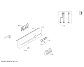 Схема №3 SR24E202EU с изображением Передняя панель для посудомойки Siemens 00709872