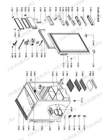 Схема №1 KVA-A SYMPHONY 60 с изображением Декоративная панель для холодильной камеры Whirlpool 481246089097