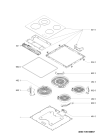 Схема №1 AKT 8130/NE с изображением Поверхность для духового шкафа Whirlpool 481010656099