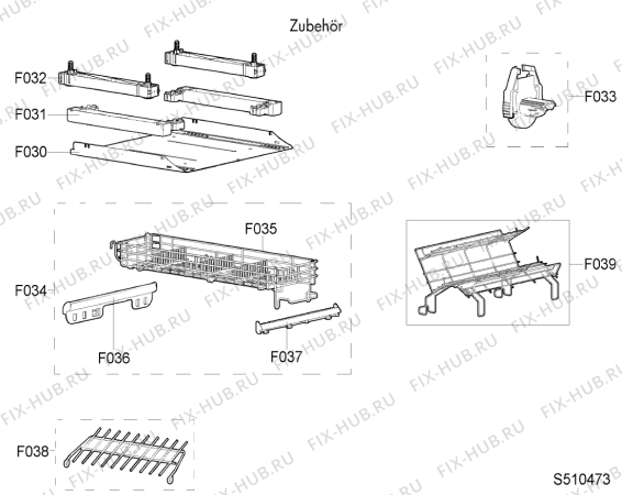 Схема №6 GS 4996 G/1 BL с изображением Всякое для посудомоечной машины Whirlpool 481231018978