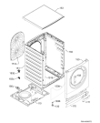 Схема №4 L87695NWD с изображением Обшивка для стиральной машины Aeg 140063545010