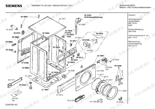Схема №4 WD52410FG SIWAMAT PLUS 5241 с изображением Панель управления для стиралки Siemens 00283790