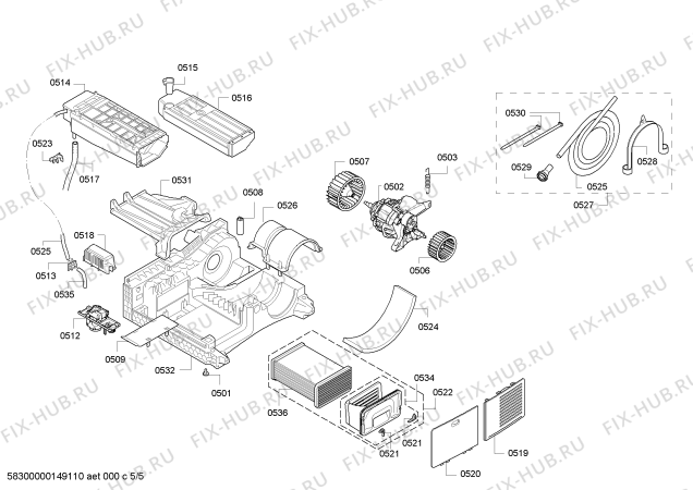 Схема №3 WTP60100 с изображением Панель управления для сушилки Bosch 00700849