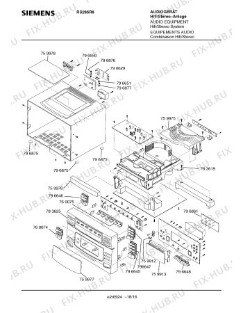 Схема №15 RS285R6 с изображением Электролитический конденсатор для звукотехники Siemens 00796533