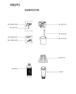 Схема №3 EA82F880/70M с изображением Элемент корпуса для электрокофемашины Krups MS-5A20715