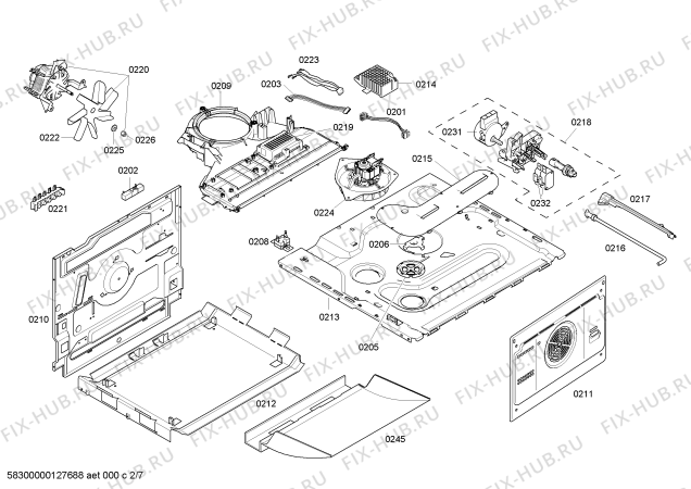 Схема №5 HBN73T551S с изображением Рукоятка Bosch 00663320