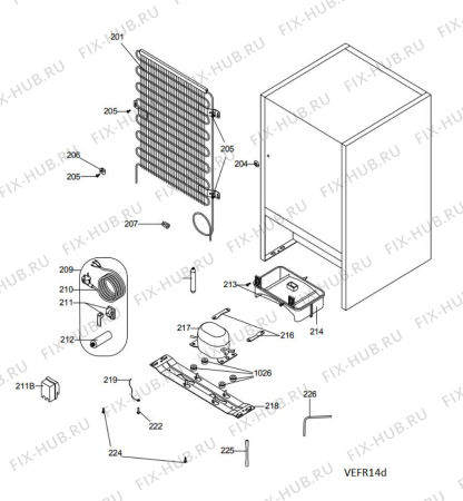 Схема №3 PRC 964 A++ с изображением Запчасть для холодильника Whirlpool 488000533621