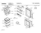 Схема №1 KG32FF2 с изображением Передняя панель для холодильника Siemens 00359979