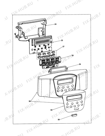 Схема №2 MAGNIFICA  ESAM4506 с изображением Крышечка для электрокофемашины DELONGHI 7313227791