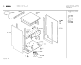 Схема №3 SMS2012 с изображением Передняя панель для электропосудомоечной машины Bosch 00295089