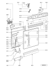 Схема №2 GSIS 6350 IN с изображением Панель для посудомойки Whirlpool 481245371806