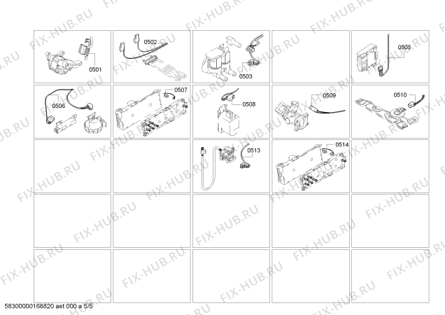 Схема №3 WIS24140GB Logixx 7 с изображением Панель управления для стиралки Bosch 00792171