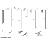 Схема №9 B36IT71SN с изображением Внешняя дверь для холодильника Bosch 00244677