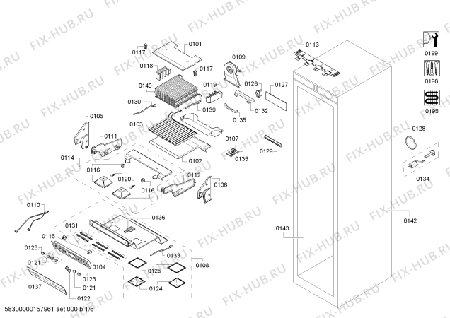 Схема №4 CIW18P00 с изображением Крепеж для холодильника Bosch 00605625