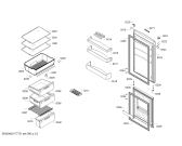 Схема №2 KGN33NL20U с изображением Дверь морозильной камеры для холодильника Bosch 00771188
