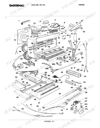 Схема №3 AHS250161 с изображением Рамка для вытяжки Bosch 00292530