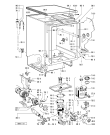 Схема №3 KD 6001 с изображением Обшивка для посудомоечной машины Whirlpool 481245370412