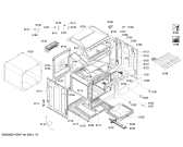 Схема №3 HBL6EW22 с изображением Держатель для духового шкафа Bosch 00676315