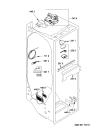 Схема №7 XBZ 800 AE NF с изображением Труба для холодильника Whirlpool 481221458433