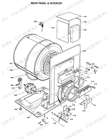 Схема №2 TL61PE (F032395) с изображением Декоративная панель для стиральной машины Indesit C00206156