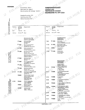 Взрыв-схема телевизора Siemens FC379 - Схема узла 04