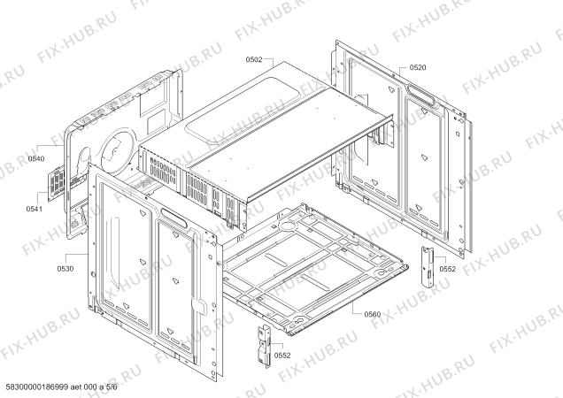 Схема №5 P1HEC64255 Pitsos с изображением Панель управления для духового шкафа Bosch 11008483