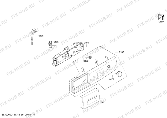 Схема №3 WTS865B0FF с изображением Ручка для сушилки Bosch 00644546