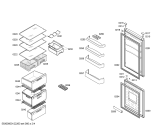 Схема №2 KGH39V03GB Classixx с изображением Дверь для холодильника Bosch 00244387