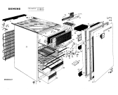 Схема №3 KT1655 с изображением Дверь морозильной камеры для холодильника Siemens 00104743