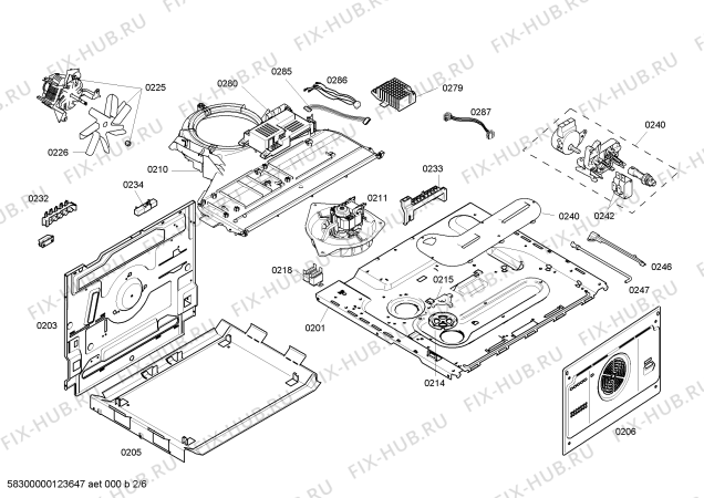 Схема №2 HEN730571 с изображением Ручка управления духовкой для электропечи Bosch 00609150