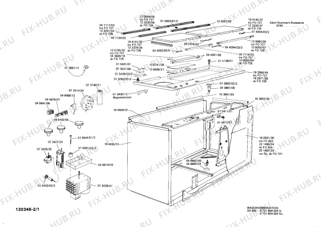 Схема №2 0721654024 AS500 с изображением Патрубок Bosch 00049396