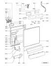 Схема №2 ADP 6600 WH с изображением Модуль (плата) управления для посудомоечной машины Whirlpool 481221838733