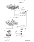 Схема №1 ADL 335 IX с изображением Корзинка для электропосудомоечной машины Whirlpool 481253248057