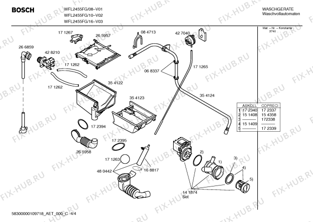 Схема №3 WFL2455FG Maxx WFL2455 с изображением Панель управления для стиралки Bosch 00444883