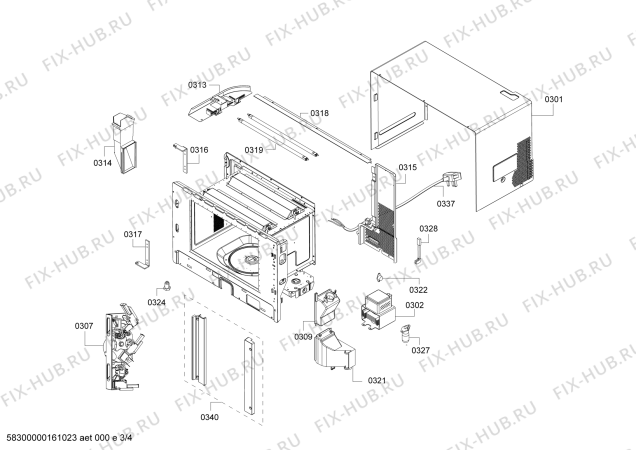 Схема №2 C54L70N0GB с изображением Модуль управления для плиты (духовки) Bosch 00687812