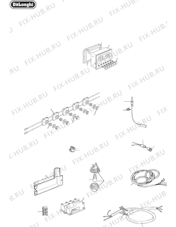 Схема №5 DEF905GEG с изображением Ветродув для плиты (духовки) DELONGHI 47A9601G.2