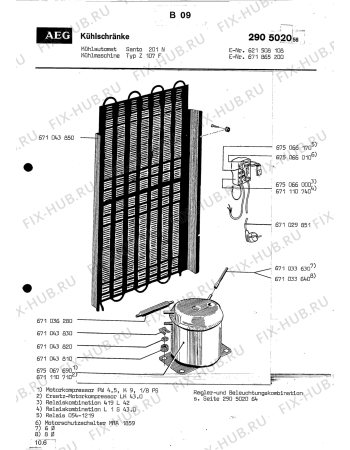 Взрыв-схема холодильника Aeg SANTO 201 N - Схема узла Section3
