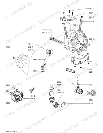 Схема №2 AWO/C 71203P с изображением Микромодуль для стиральной машины Whirlpool 481010533525